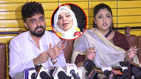 Tanushree Dutta Supports Rakhi Sawant Ex Husband Adil Khan Durrani