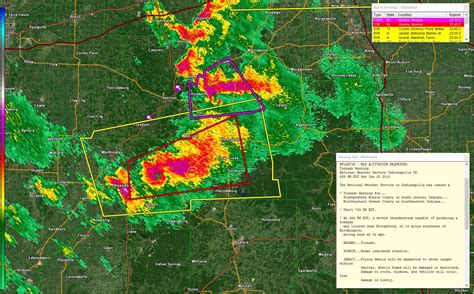 Tornado Warnings In Indiana Today