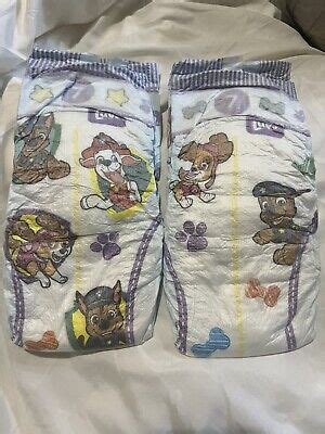 Paw Patrol Luvs Size 7 SAMPLE Of Six 6 Diapers EBay