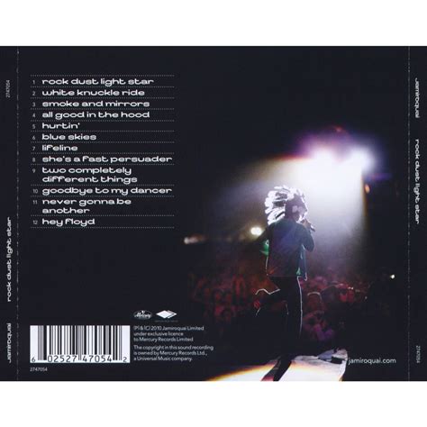 Rock dust light star de Jamiroquai, CD chez coolnote - Ref:118998833