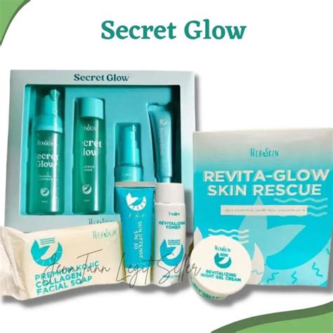 HerSkin Revita Glow Set Skin Rescue Set With FREEBIES Lazada PH