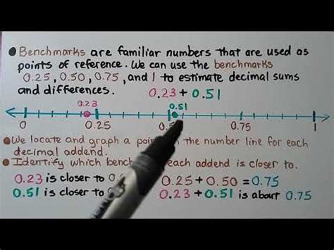 5th Grade Math 3 7 Estimate Decimal Sums Differences YouTube