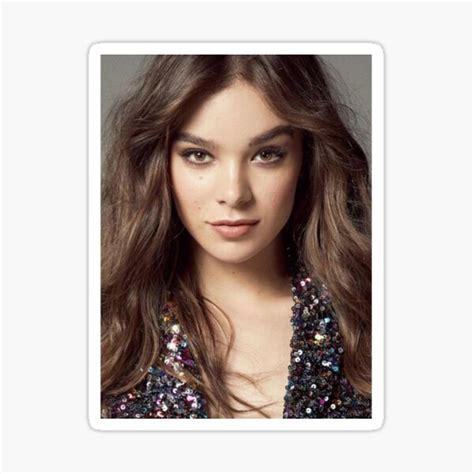 Hailee Steinfeld Sticker For Sale By Geraiartist Redbubble