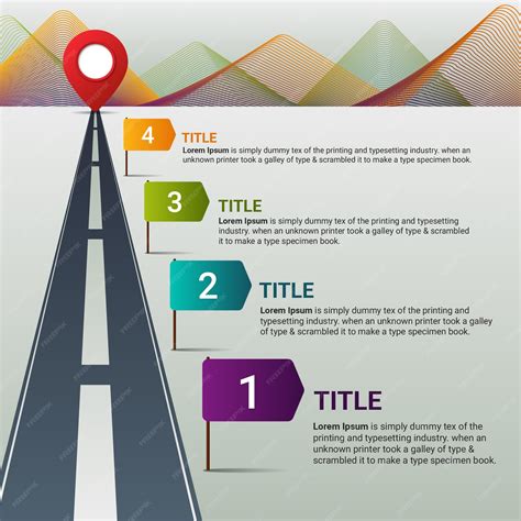 Premium Vector | Growth journey infographic abstract design