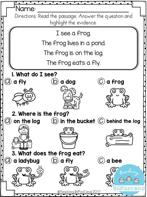 Reading Activities For Kindergarten