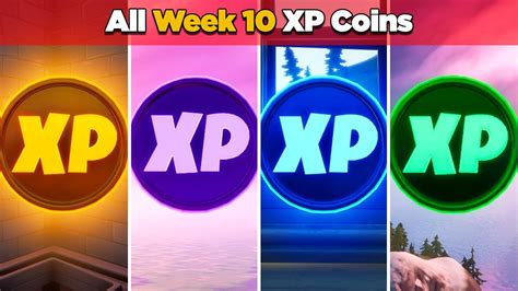 All Xp Coins Location Guide Week 10 Fortnite Chapter 2 Season 4 Youtube