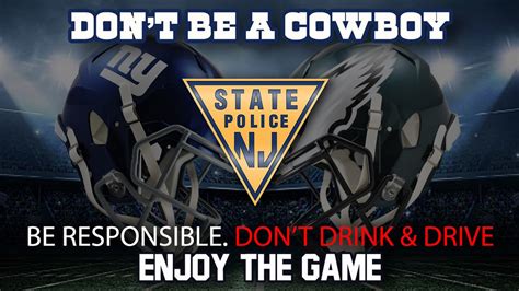 Njsp State Police On Twitter Its Game Day Lets Go Be Safe