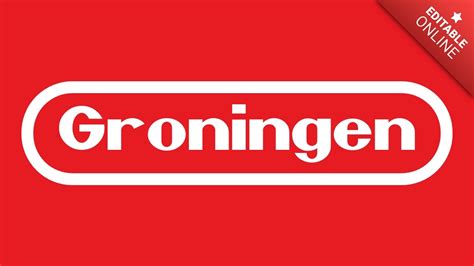 Groningen Logo Nintendo Générateur d effet de texte