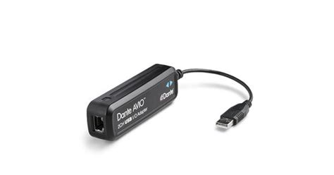 Audinate Dante AVIO USB IO Adapter 2x2 USB DANTE Konverter Stereo