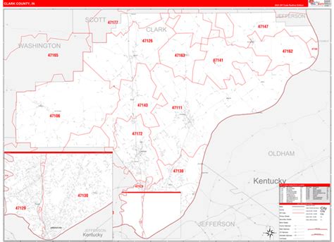 Clark County Zip Code Map