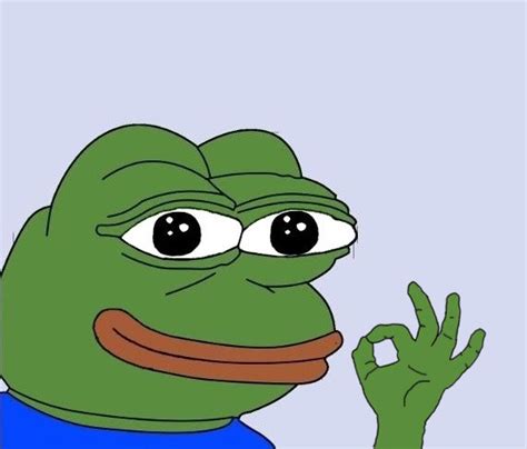 Pepe Okay Sign Pepe The Frog Know Your Meme