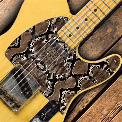 Telecaster Snake Skin Pickguard Custom Printed Ply