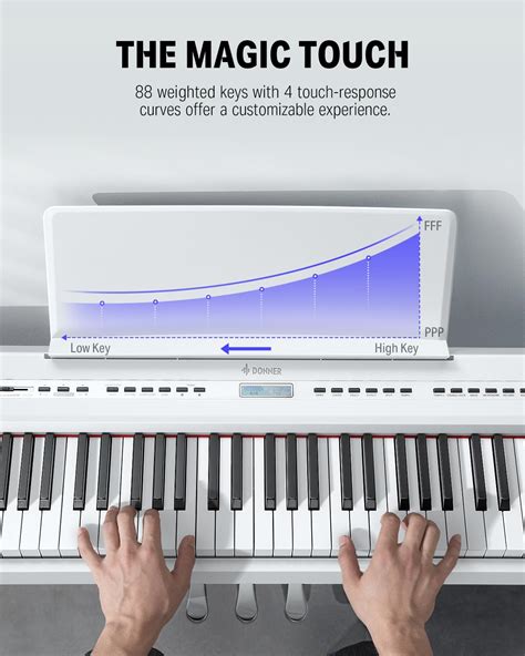 Snapklik Donner Dep Beginner Digital Piano Key Full Size