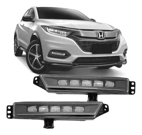 Par Farol De Milha Led Drl Honda Hrv 2022 2023 2024