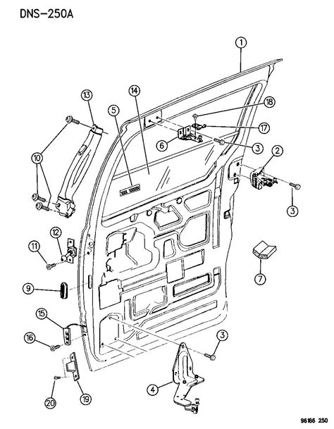 Dodge Grand Caravan Door Sliding 04675658ae Factory Chrysler Parts Bartow Fl