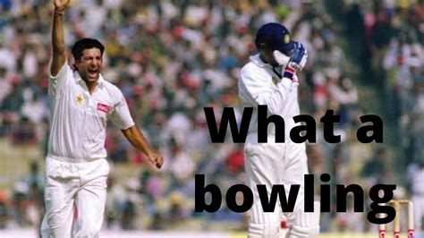 Wasim Akram Best Bowling To Rahul Dravid 1st Test Match 1999 YouTube