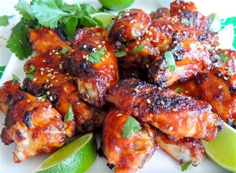 Sweet And Spicy Thai Chicken Wings