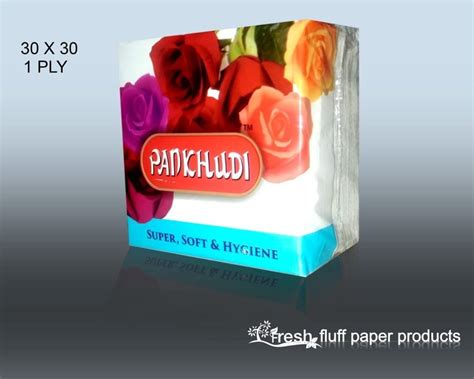 1 Ply White Tissue Paper Napkin For Household Packaging Type Box At