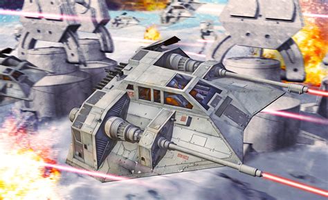 Snowspeeder - Battle of Hoth on Behance