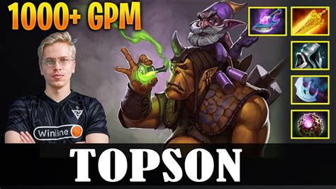 TOPSON Alchemist MID 1000 GPM Dota 2 Pro MMR Gameplay YouTube