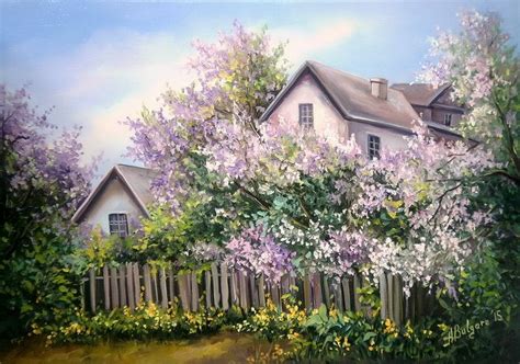 In Gradina Lui April Tablouri De Suflet Si Vis Garden Painting