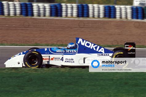 Mika Salo Tyrrell Yamaha Spanish Gp Motorsport Images