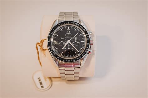 Wts Omega Speedmaster Moonwatch Co Axial Chronograph Enamel Dial