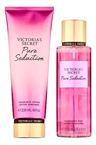 Set Victoria S Secret Crema Y Body Locion Pure Seduction Envío Gratis