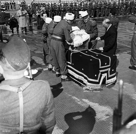 Funeral For Mrs Lyautey In Rabat Le Général Guillaume Résident