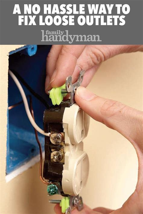 How To Fix Loose Electrical Wall Outlet