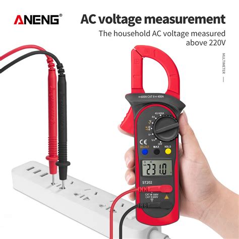 ANENG ST202 Digital Clamp Multimeter Resistance 40 Vicedeal