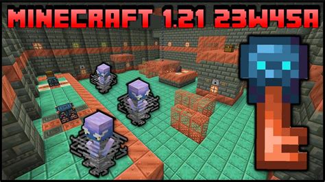 Minecraft 1 21 Snapshot 23w45a Trial Chambers Breeze Trial Key And More Youtube