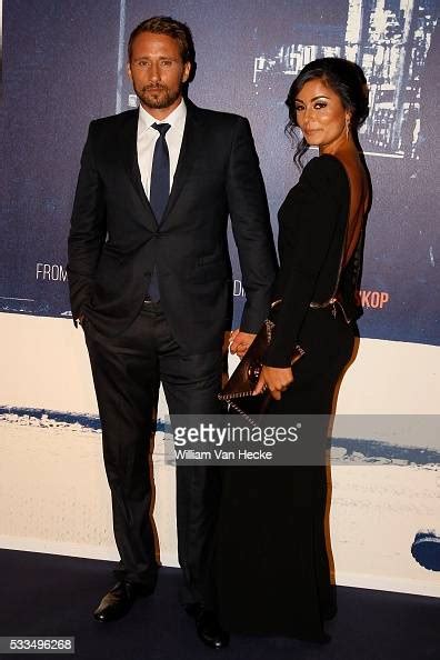 Actor Matthias Schoenaerts and his girlfriend Alexandra Schouteden ...