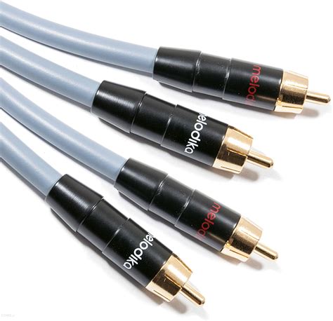 Melodika Gunmetal Edition Md R G Kabel Interkonekt Audio Rca