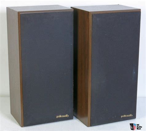 Vintage Polk Audio Monitor 5b Bookshelf Speakers Photo 966133 Us