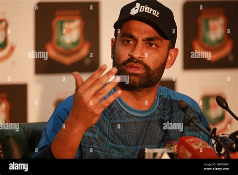 Bangladesh Odi Team Captain Tamim Iqbal Khan Attends Press Conference