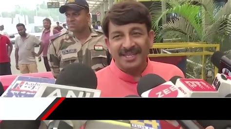 Big Statement Of Bjp Mp Manoj Tiwari Youtube