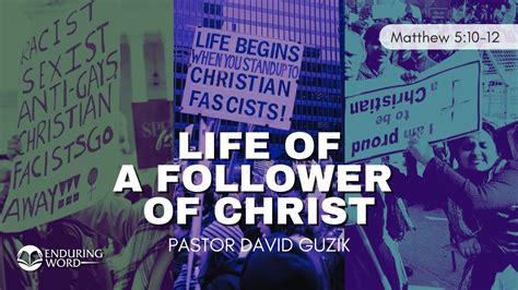 Life Of A Follower Of Christ Matthew 510 12 Youtube