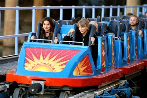 TAYLOR SWIFT and LILY ALDRIDGE at Disneyland in Anaheim 04/01/2016 ...