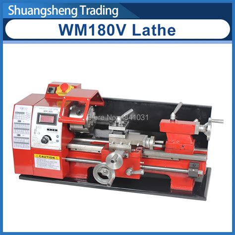 Wm180v All Steel Gear Lathe 600w Brushed Motorand800w Brushless Motor 220v 21mm Spindle Bore Hole