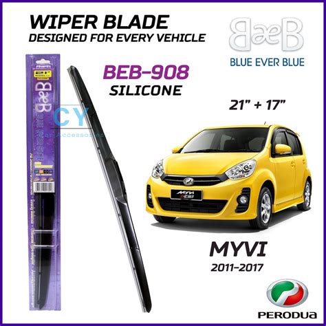 Beb Silicone Wiper Blades Set For Perodua Myvi Lagi Best