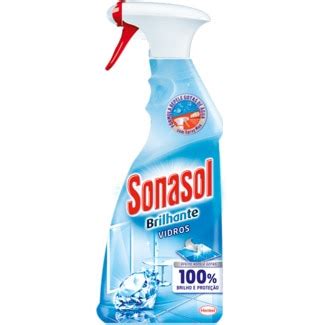 Limpa Vidros Embalagem 500 Ml Sonasol Brilhante Supermercado El