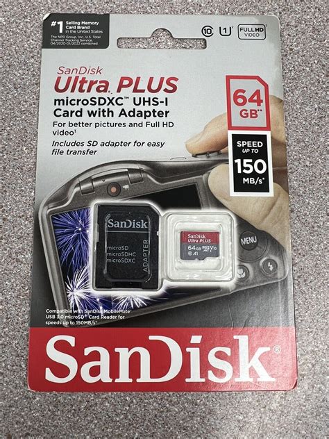 Sandisk Sdsqubc G At A Ultra Plus Gb Microsdxc Uhs I Speed Up To