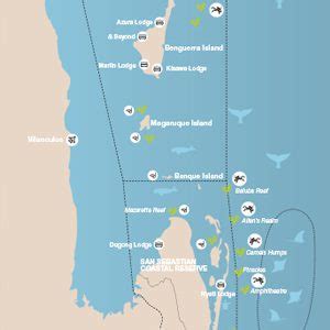 Sanctuary - bazaruto Archipelago map