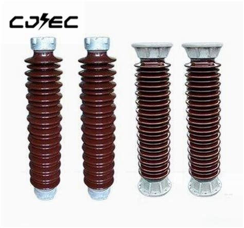 ANSI 57 High Voltage 80 Kv Electrical Line Post Porcelain Insulator