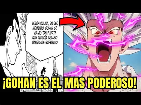 Video Ahora Todo Tiene Sentido Gohan Es Mas Poderoso Que Goku Ultra