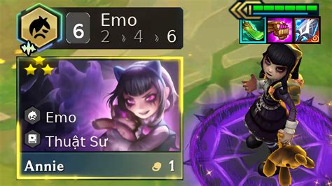 Annie 6 Emo SiÊu Carry Skill LiÊn TỤc Leo Rank CỰc KhỎe Dtcl MÙa 10