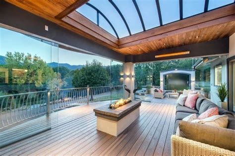 Top 40 Best Deck Roof Ideas - Covered Backyard Space Designs