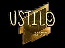 USTILO Gold Boston 2018 CSGO Sticker Price CS GO Captain