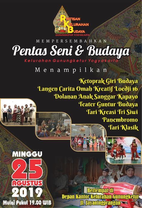 Pentas Seni Dan Budaya Rkb Gunungketur Atmago